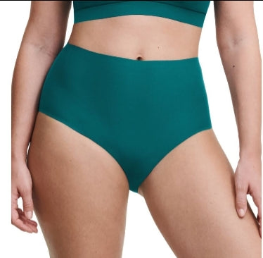 Chantelle Soft Stretch High Waist Briefs - O/S- Emerald - C26470