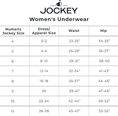 Jockey Elance Cotton Briefs 3-Pack - White - 7460