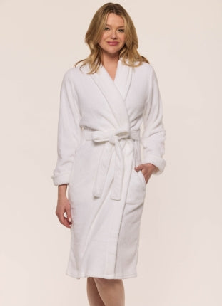 Claudel Long Bathrobe - White - Ll169270
