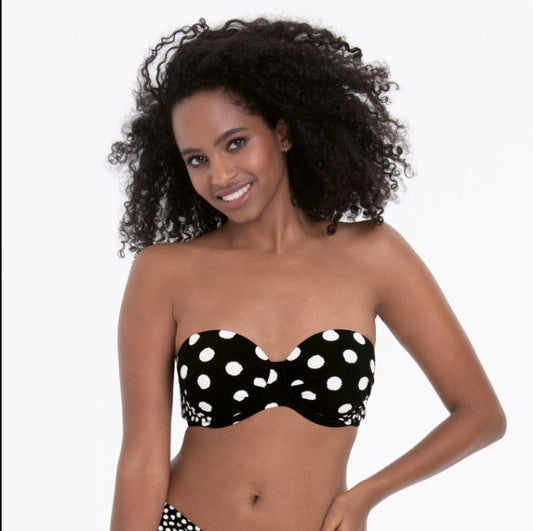 Rosa Faia Catalina Summer Dot Bikini Top - Size 8 / Cup D - M3 8800-1