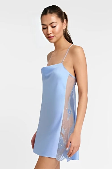 Rya Collection Darling Chemise - L - Cornflower - 207