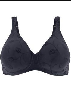 Felina Emotion Floral Soft Cup Bra - 40B - Blue Night - 656 547