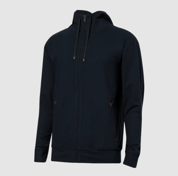 SAXX Men's Trailzter Zip-Up Hoodie - XXL - Black - SXHZ62 BLK