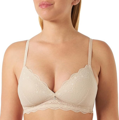 Naturana Padded Non-Wired Bra - Beige - 5194