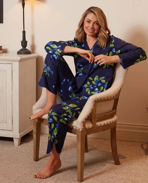 Cyberjammies Berry Print P.J. Set - Midnight Berry - 5672