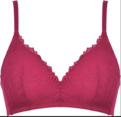 Naturana Bordeaux Wire free Bra - Red Wine - 5674