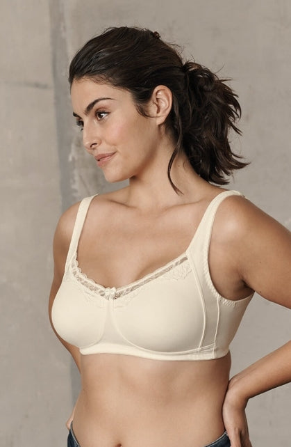 Naturana Wireless Mastectomy Bra - 36C - Ecru - 5808
