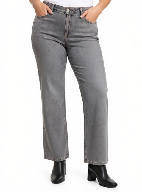 Carreli Jeans Shimmering Rose Gold Wash Premium Wide Leg Jean - PR-90