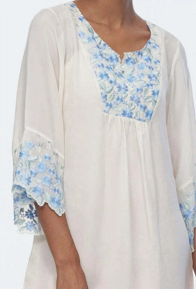 Rya Collection FLOWER CHILD Sleep Shirt -Cream - M/L- 509