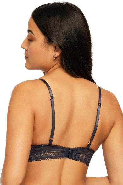 Montelle Intimates London Fog Wire Free Bra - Size 34A - Shadow - 9454