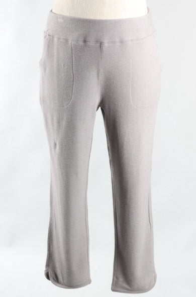 Escape Buttery Rib Knit Saturday Pant - Fog - 63249