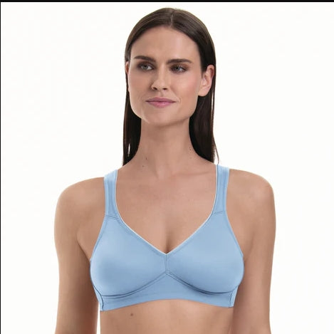 Anita Rosa Faia Twin Seamless, Wire-free Bra - Bel Air Blue - 5493 194
