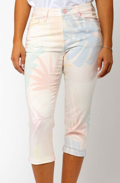 CARRELI JEANS Capri stretch jeans - PC-001