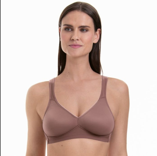 Anita Rosa Faia Twin Seamless, Wire-free Bra - Berry - 5493