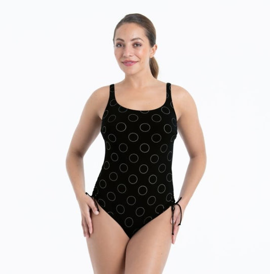 Anita Care Tavira One Piece Mastectomy Swimsuit - Black - M6 6229