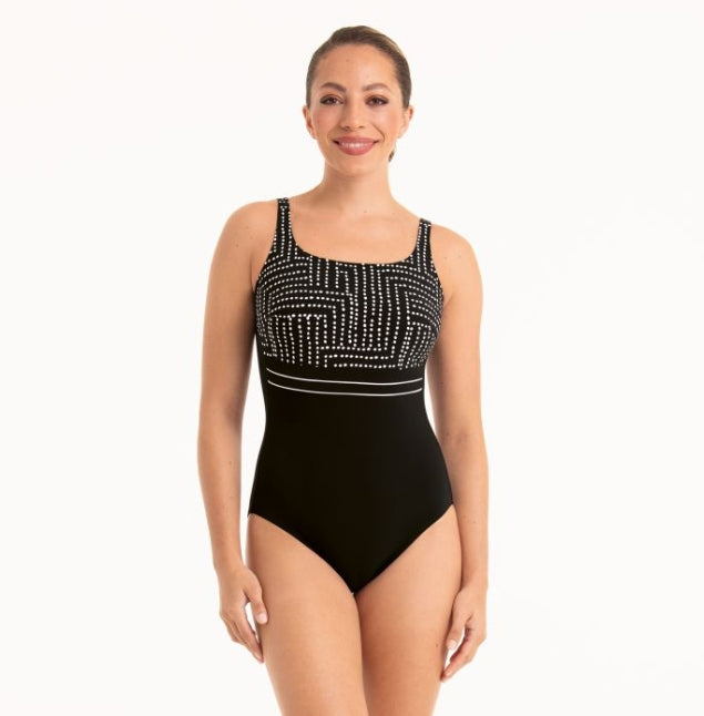 Anita Care MELILLA Mastectomy Swimsuit - Black - M5 6201