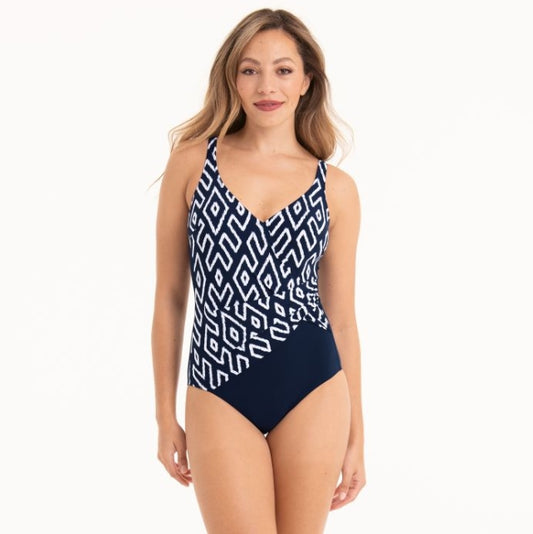 Anita Felia One-Piece Swimsuit - Dark Blue - M5 7355