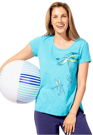 Escape Blue Dragonfly T-Shirt - XS - Maui - 40707