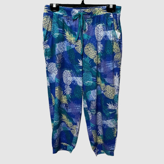 Cool Girl Capri Pant - Blue Pineapple - C325307
