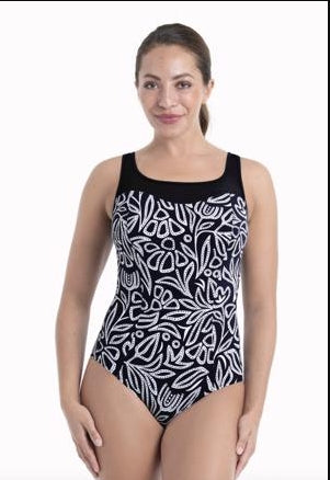 Anita Care Frascati Mastectomy Swimsuit - Navy-White - M6 6238 345