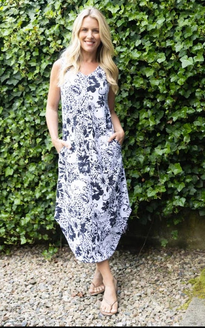 Escape Sleeveless Beach Dress - 84506