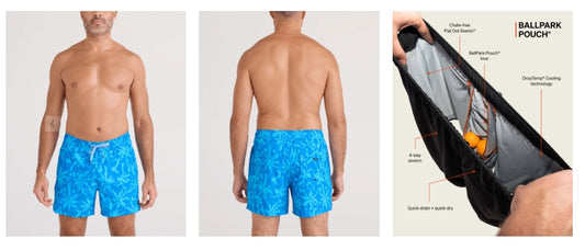 SAXX Oh Buoy 2N1 Volley 5" Swim Shorts - SXSW03L