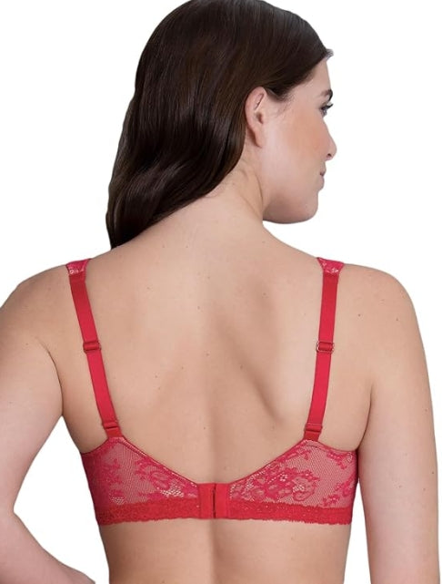 Anita Rosa Faia Abby Lace Non-Wired Soft Bra - Cherry - 5218