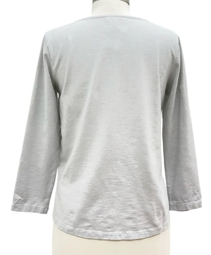 Escape by Habitat  Embroidered Applique Boxy Tee - 15425