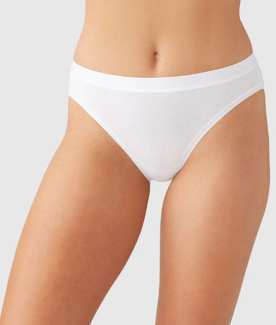 Wacoal Cotton Bikini Panty - White - 870362 WH