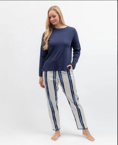 Cyberjammies Celestial Nights Printed Stripe Pajama Bottoms - C5614