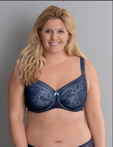 Anita Rosa Faia Fleur Underwire Bra - Size 36 F - Maritime Blue -5653