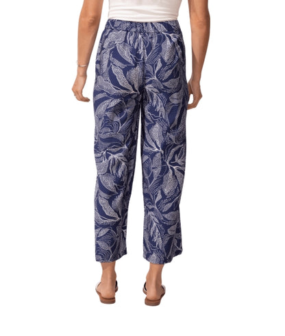 Escape by Habitat Regatta Resort Pant Leaves – Navy - 65642
