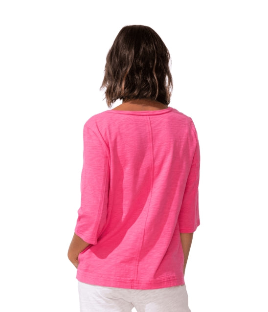 Escape by Habitat Seamed Elbow Tee - Cosmo - 10026
