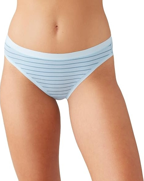 Wacoal Understated Cotton Bikini Panty - Small - Angel Falls Stripe - 870362 487