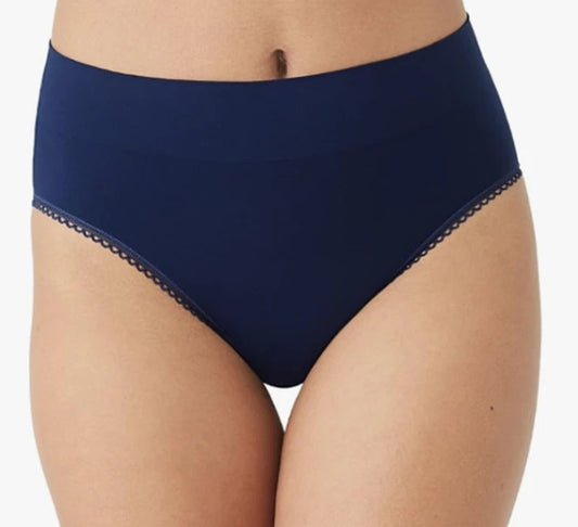 Wacoal Feeling Flexible Hi-Cut - Black Iris - Small - 871332 489