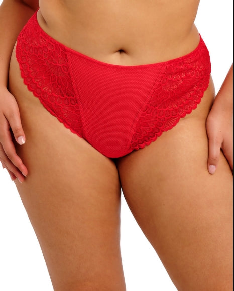 Elomi Tiernie Thong - size L - Red - EL303370