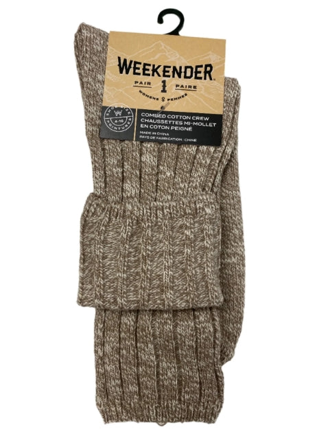 McGregor Woman's Classic Weekender Crew Socks - Stone Mix - MGW201CC52007