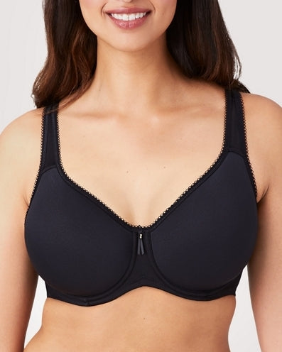 Wacoal Basic Beauty Spacer Underwire T-Shirt Bra - Black - 853192-BK