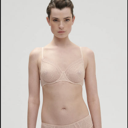 Simone Perele Comete Full Coverage Lace Bra -Rose Sand