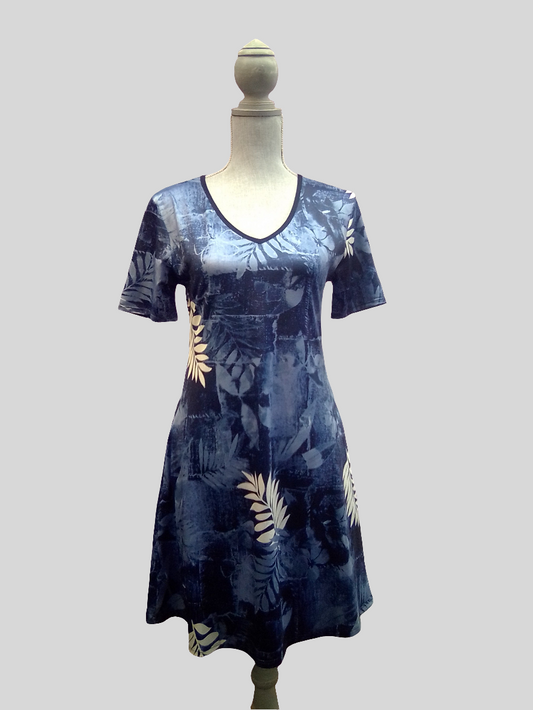 Gilane V-Neck Skater Dress - Milan 18979N