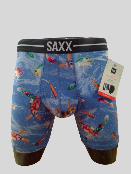Saxx  Volt Breathable Boxer Briefs - Haute Doggers-Sail Blue - SXBB85-HAD