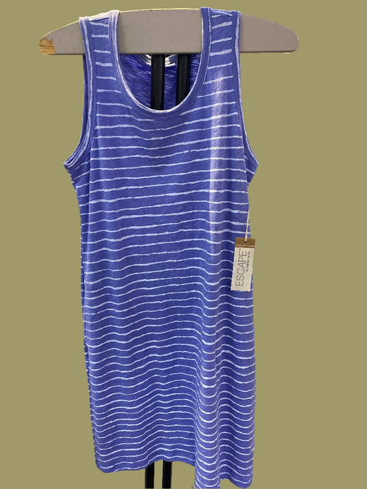Escape Sleeveless Striped Dress -  12403