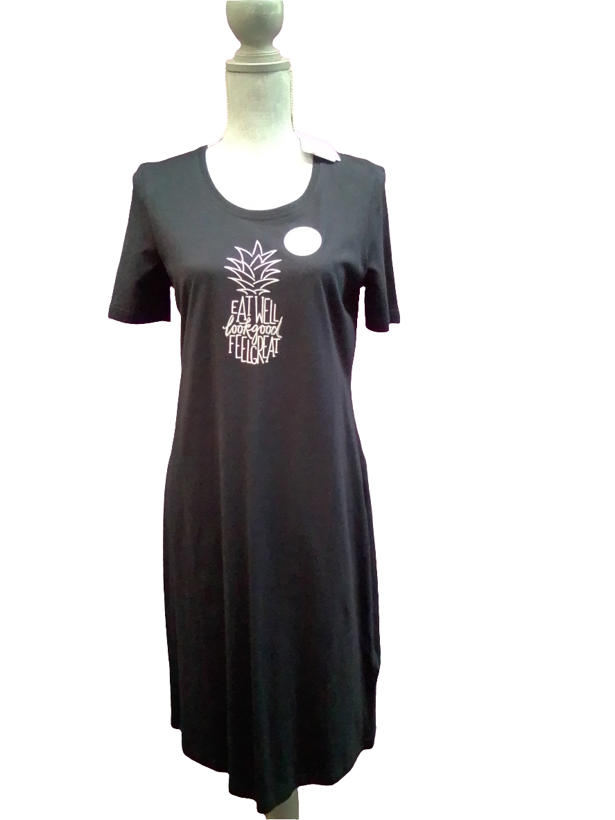 Ringella Cotton Nightdress - Navy - 42 11 002