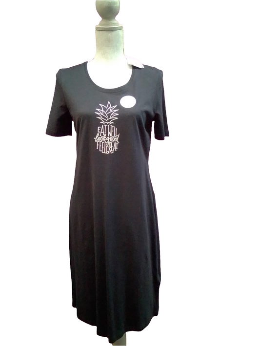 Ringella Cotton Nightdress - Navy - 42 11 002