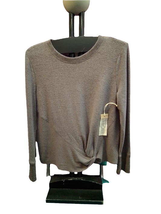 Escape Gray Crewneck Sweater - Earth - Small - 25811