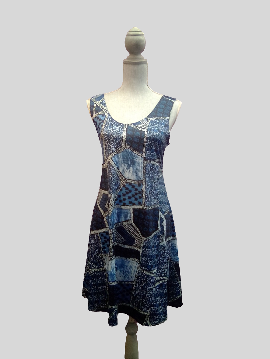 Gitane A-Line Sleeveless Mini Mod Dress