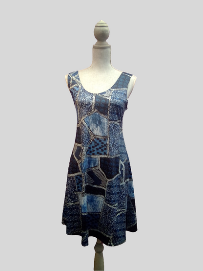 Gitane A-Line Sleeveless Mini Mod Dress