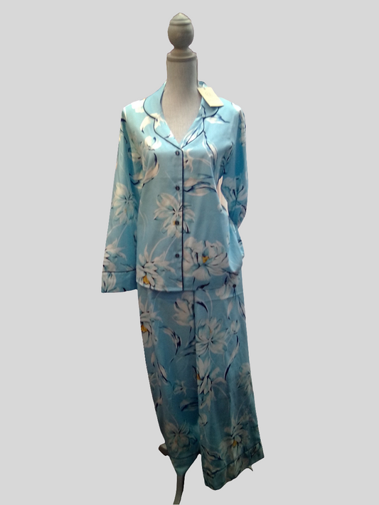 Cyberjammies, Madelyn Floral Print Wide Leg Pyjama Set - 5062 / 5063