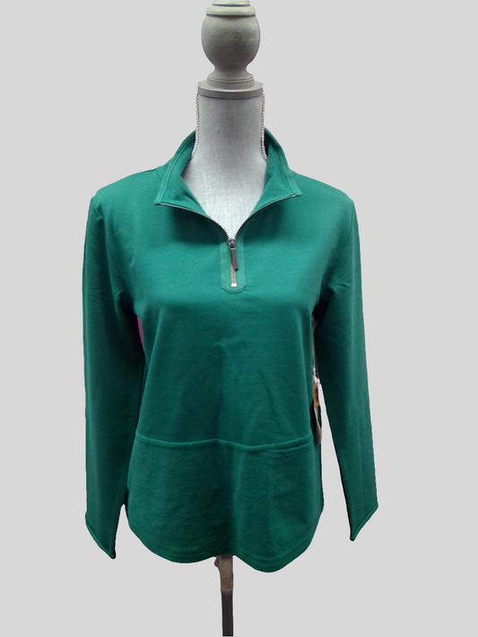 Escape Quarter Zip Pullover - Emerald - 30121