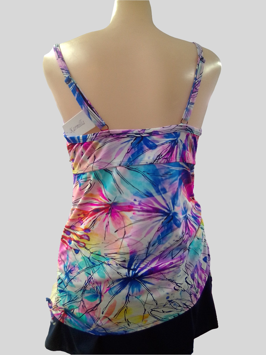 Karmilla Abstract Tankini Top T1-409